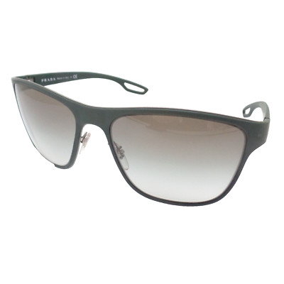 Prada Linea Rossa Sport SPS 56QA UAZ-0A7 Deep Green Grey AuthenticSunglasses New