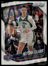 2025 Panini Prizm WNBA #129 Alysha Clark White Seismic Prizms