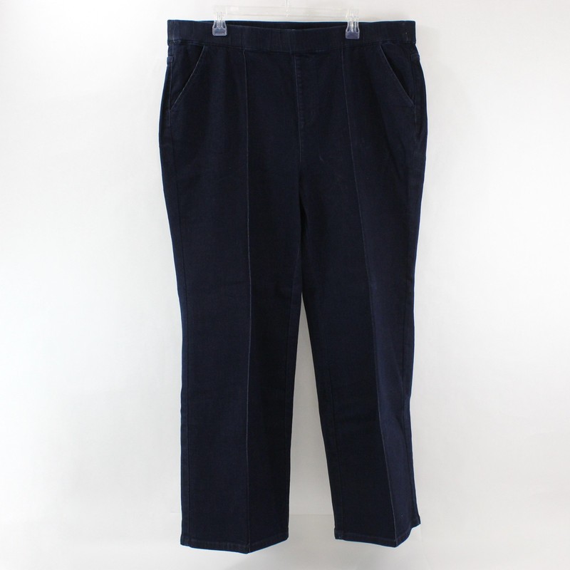 Isaac Mizrahi Live! Jeans Divine Denim A546071 Dark Wash Plus Size 20W