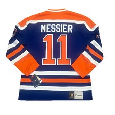 Edmonton Oilers Jersey Medium Mark Messier Blue Mens NWT