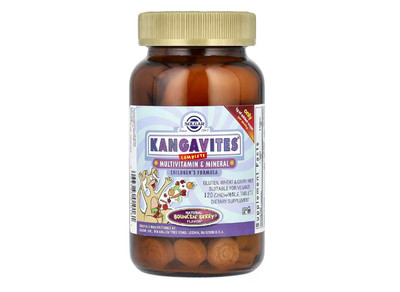 Solgar, komplette Multivitamin + Mineralstoff-Formel Kinder, Beere, 120 Kautabl.