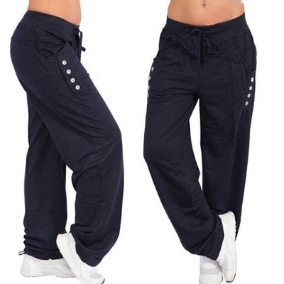 Damen Jogger Hosen Trainingsanzug Unterhosen - Casual Jogging Sporthosen