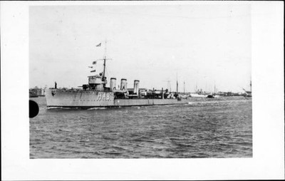 British Royal Navy Battleship Destroyer Hms Pelican Shipping Naval Old Photo