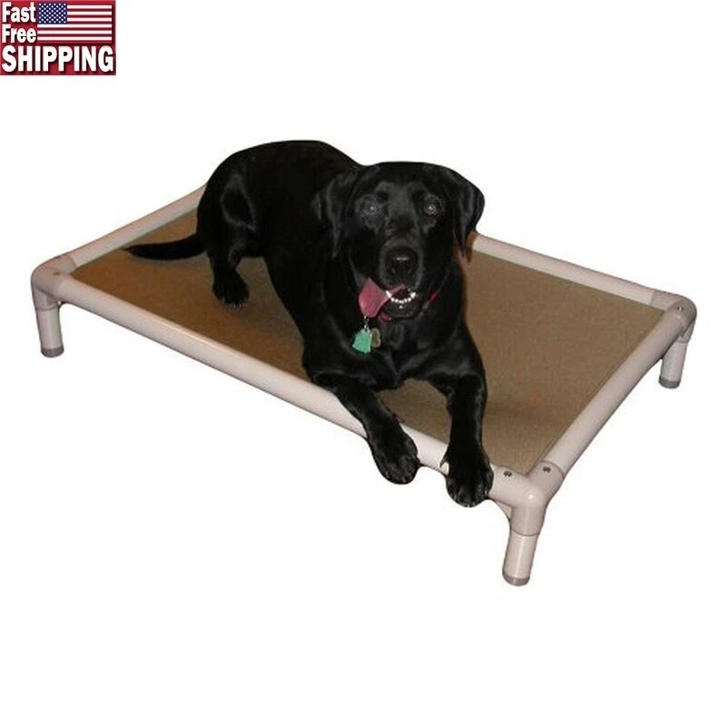 Durable Chewproof Outdoor Elevated Pet Bed Easy Assembly Waterproof Material New