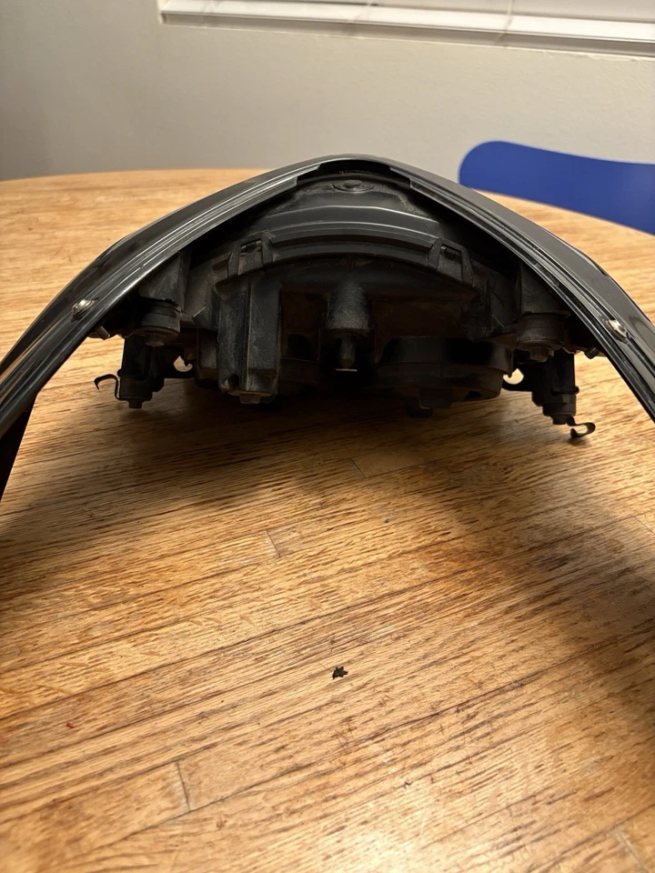 Headlight Cowl + Headlight Assembly For 2006-2008 Kawasaki Ninja 650R OEM Black - Image 4 of 4