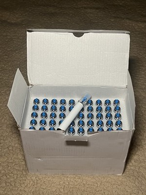 O2Vape Traveler Extreme .05ml Screw Top White PEI 1.6 Ohms - 50 Count. NIB,