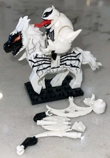 Venom Marvel Spiderman Black & White With Horse, Venom Big Figure.