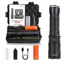 Torches LED Super Bright 1000000 Lumens Rechargeable Torch High Power Hand Flash