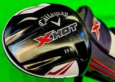 CALLAWAY X HOT DRIVER GOLF CLUB 11.5 DEGREE SENIOR FLEX GAME IMPROVEMENT 24 HOUR