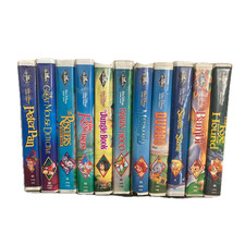 10 cassettes VHS Walt Disney - Black Diamond Edition