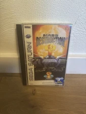 Mass Destruction With Manual Sega Saturn - Broken Case Hinge