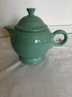 Fiesta Sea Mist Green Tea Pot with Lid  Homer Laughlin Fiestaware Circle Handle