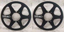One Pair 10.5'' black TEAC Tape reel High Quality Aluminum Take Up Reel