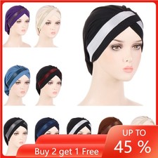 Muslim Women Head Wrap Turban Hair Loss Chemo Cap Bonnet Hijab Underscarf Hat
