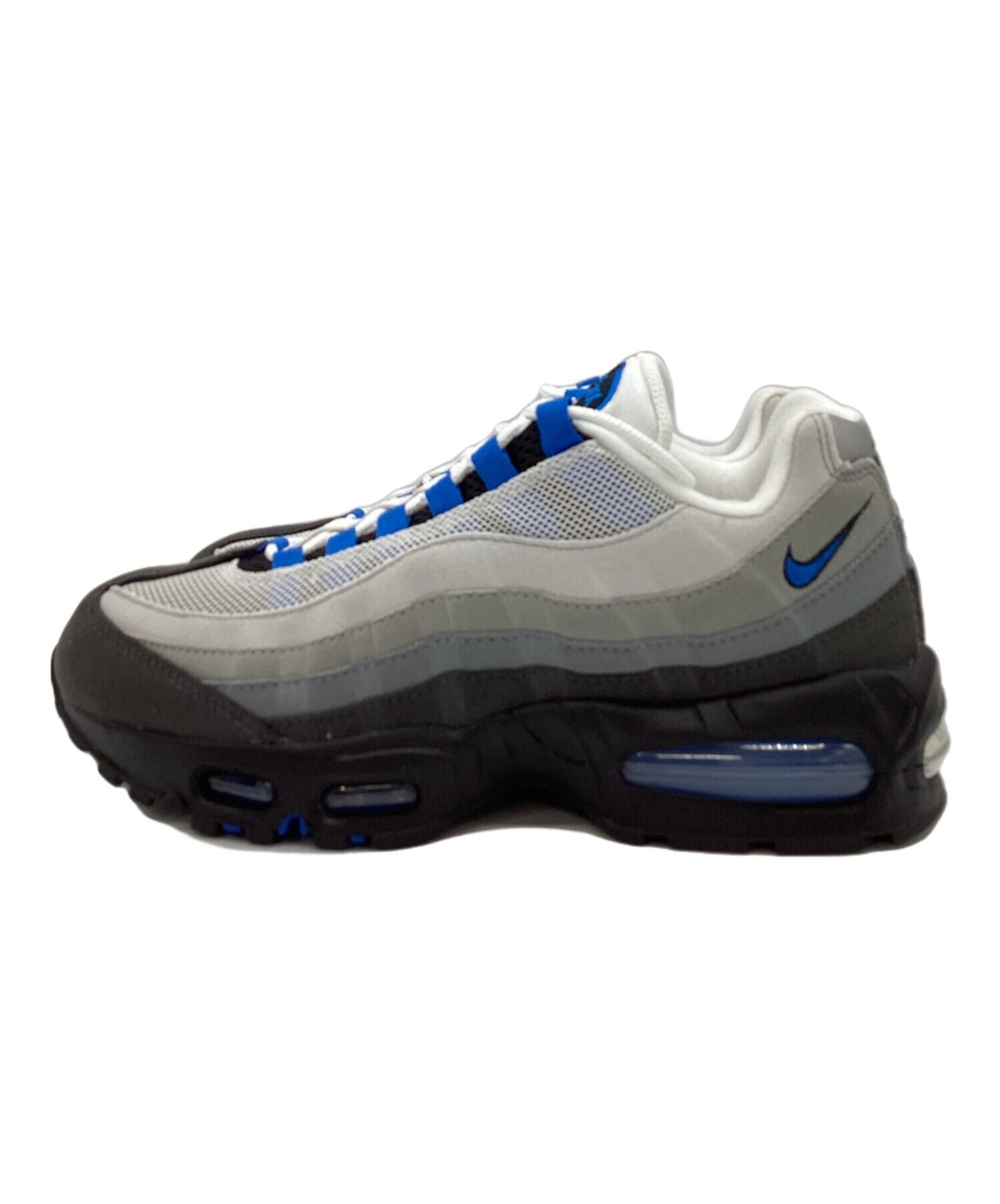 NIKE AIR MAX95 Cool Grey and Blue Spark Sneakers IM7410-100 US8 Gray image 2
