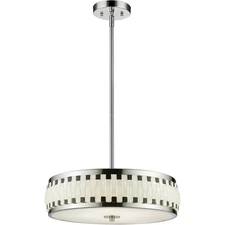 Z-Lite 2008-16CH-LED Sevier LED 16 inch Chrome Pendant Ceiling Light
