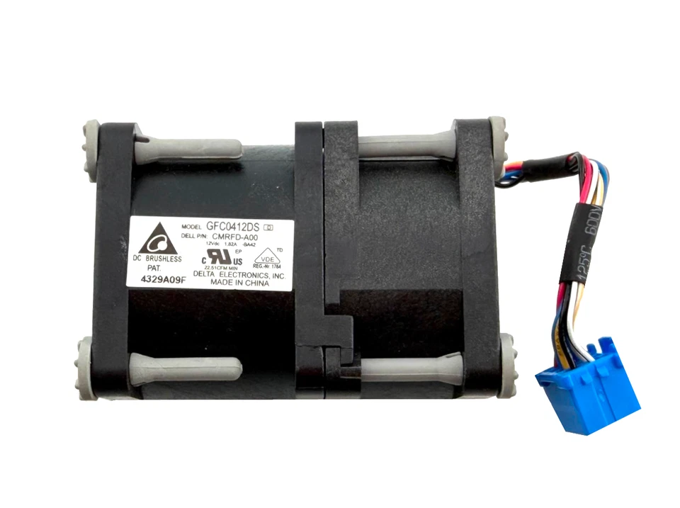 4 x DELL GFC0412DS DP/N 0HR6C0 POWEREDGE R320 R420 R710 SERVER GEHÄUSELÜFTER - Bild 2 von 4