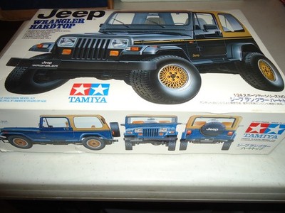 1/24 TAMIYA JEEP WRANGLER HARDTOP UNBUILT PLASTIC MODEL KIT