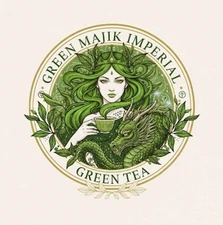 Imperial Green Majik loose leaf organic has caffeine BEST Green on Earth Premium