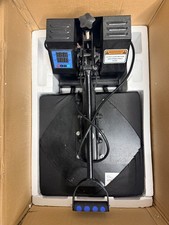 Fancierstudio Digital Heat Press 15 x 15 Sublimation T Shirt Machine Blue Black
