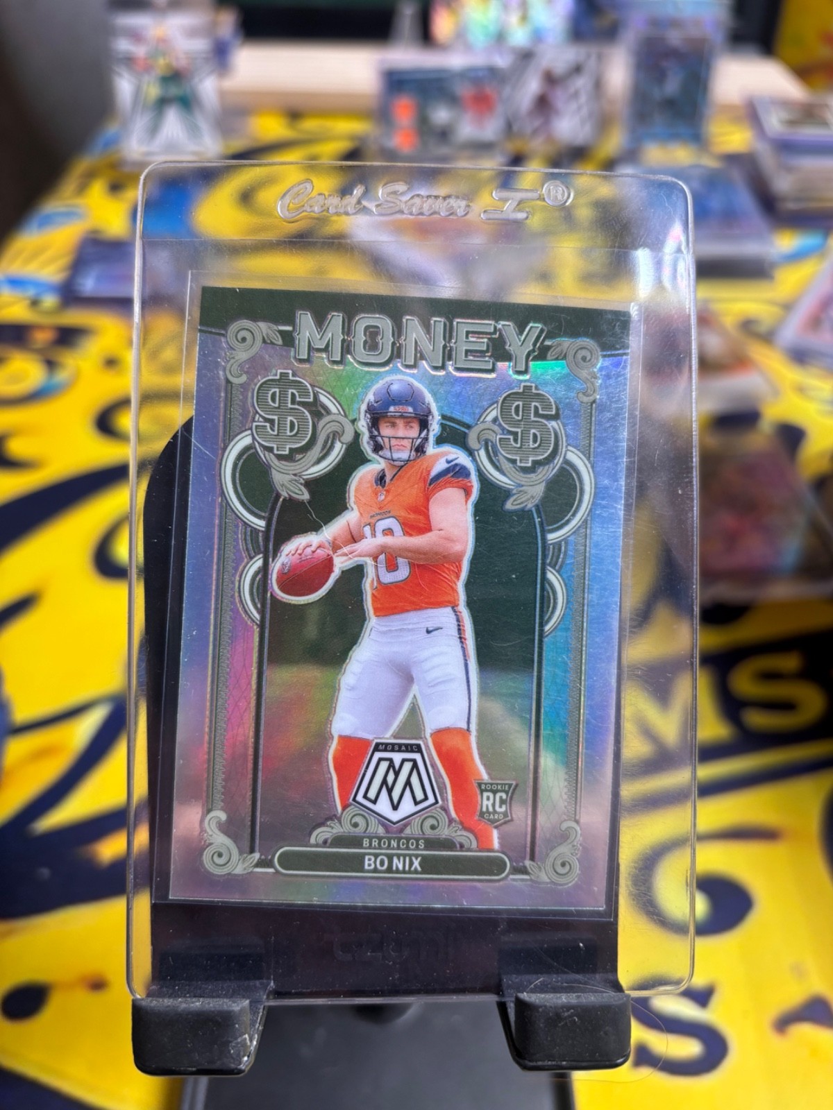 2024 Panini Mosaic - Money Bo Nix #3 (RC)