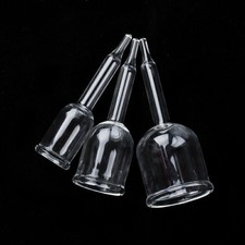 3pc Vaccum Attachment Cupping Glass Cup For The Vacuum Breast Beauty Instrument