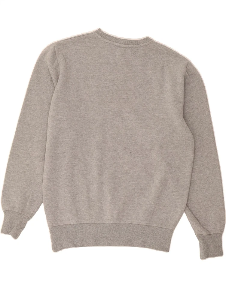 ELLESSE Mens Graphic Sweatshirt Jumper Medium Grey Cotton CD05 - Image 2 of 3