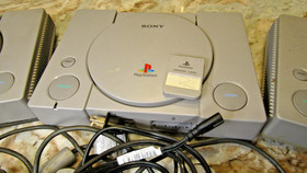 Sony PlayStation PS1 Console Lot x3 (1 WORKING) SCPH-1001 7501 Bundle Games OEM