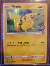 Pokémon Pikachu 028/078 Holo Pokémon GO Set NM Carta da Collezione