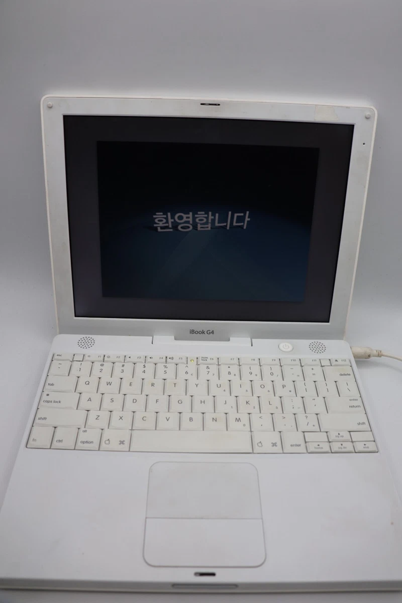 【美品】iBook G4.12インチ　純正マウス付き　ホワイト Yahoo!オークション -「ibook g4」(Mac) (パソコン)の落札相場・落札価格