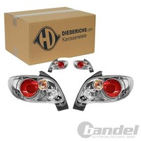 Diederichs Tuning RÜCkleuchten Chrom Klarglas Passend FüR Peugeot 206 | 4225695