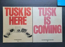 Fleetwood Mac Tusk Album Hype & Promo Print Advertisements 1979