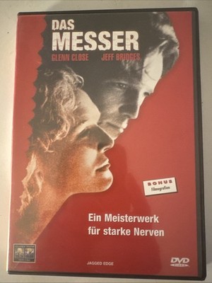 Das Messer - Glenn Close - Uncut - DVD - Rar - Rarität - Deutsch