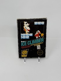 Matte Sticker Ice Climber NES Nintendo Box Cart And Manual CIB Test Market