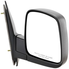 Manual Non-electric Mirror For 2003-07 Chevy Express Right Side Textured Black