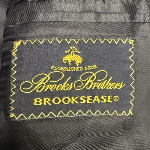 Brooks Brothers Blazer Mens 42S Blue Brooksease Wool Gold Button Classic Jacket - Picture 3 of 21