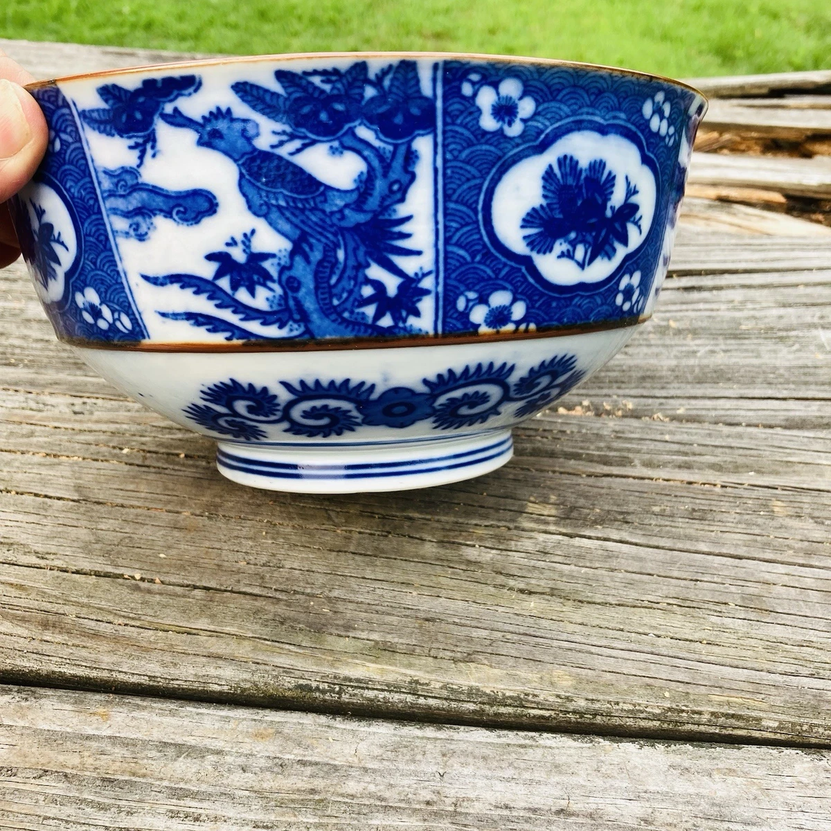 Porcelain & Pottery Japanese Antique Blue for sale | eBay