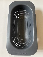 Crofton Colander Collapsible Adjustable Strainer Over Sink Veggies Fruit Wash