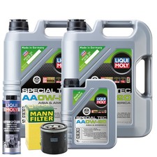 Motoröl 0W20 LIQUI MOLY Special Tec Aa 5L +MANN Ölfilter +Spülung
