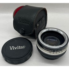 Vivitar Auto 2x Custom Tele-Converter Model 2X-1 Made in Japan with Case Cap
