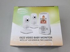 Video Baby Monitor With 2.4" Lcd Screen 2 Cameras 2 Way Night Vision