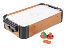 Mini Air Hockey Tabletop Game - 22-Inch Battery-Operated with Puck & Paddles