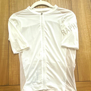 Rapha Men's Pro Team Training Cycling Jersey Full Zip Short Sleeve White S