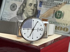 Mechanical Watch White Dial Zim 1990s Russian Men's Pobeda Classic Pilot Soviet