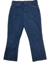 Vintage Wrangler 945PW Jeans Mens Size 36x36 Blue Denim Regular Fit Bootcut 80s