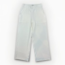     NWT Max Studio Wide Leg Ponte Pants XS Cream Pull On Stretch Pockets 188