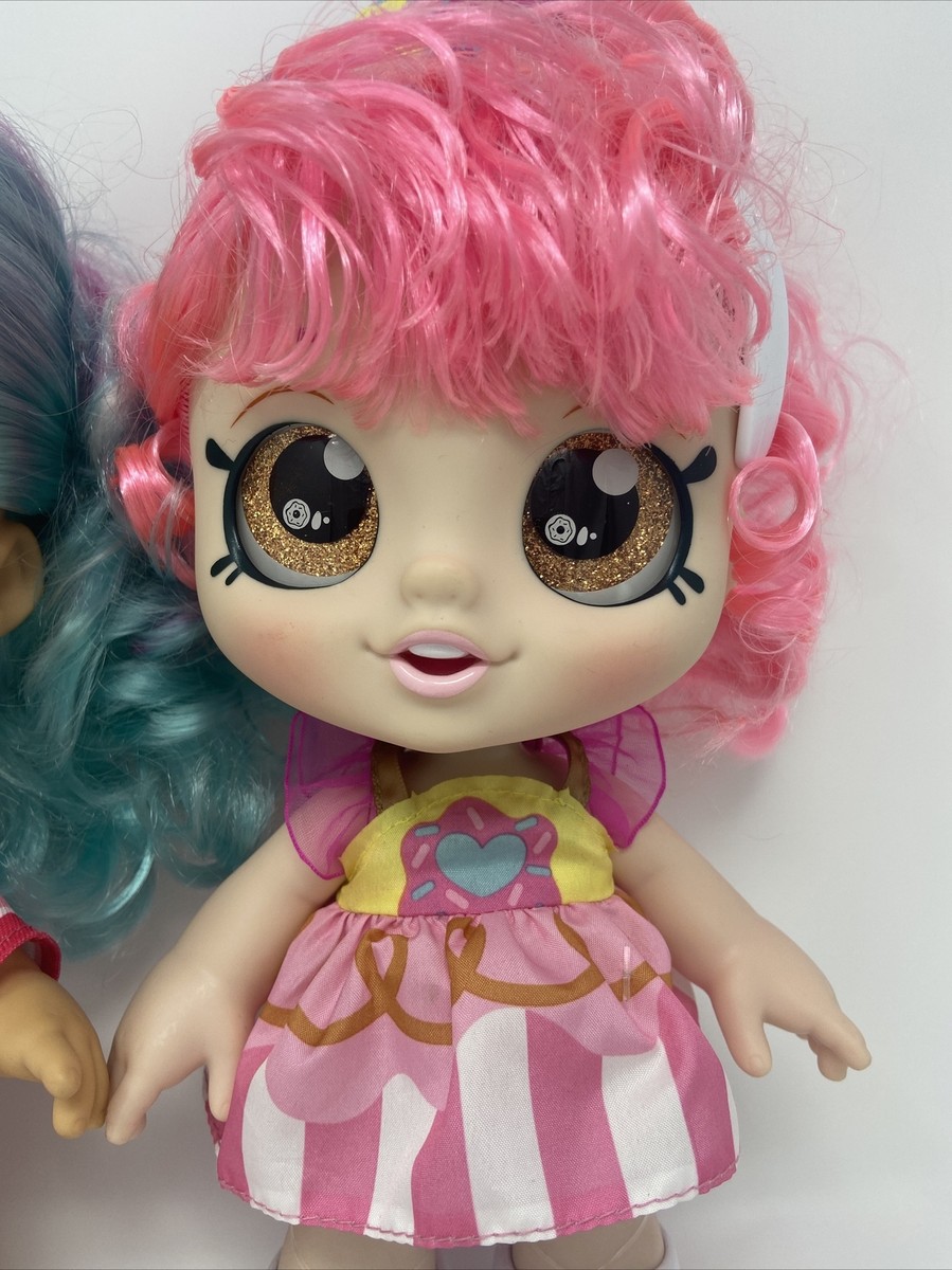 Kindi Kids Snack Time Friends Donatina Doll - Interactive Pre-School Doll With Moving Head & Spoon