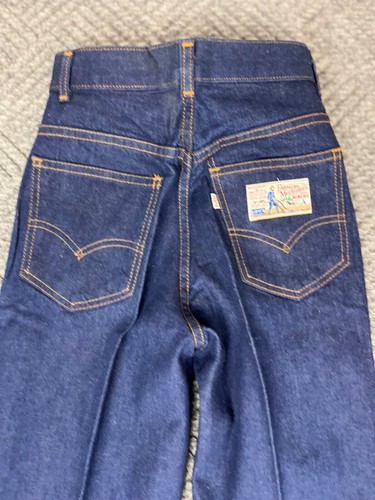 Vintage Levis Plowboy Farmers Mechanics Denim Jeans Women's 24x35 Straight NWT - Picture 16 of 17