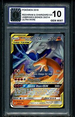 Card Pokemon Reshiram E Charizard Gx