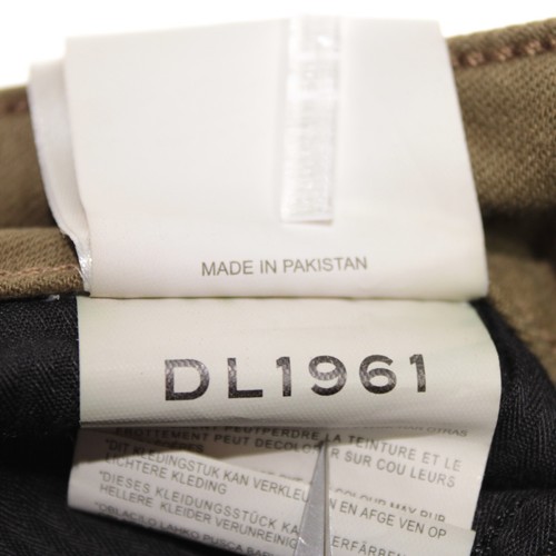 DL1961 NWT 5 Pocket Jean Cut Pants Size 38 US Nick Slim Solid Green Cotton Blend - Picture 9 of 19